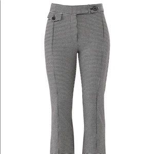 GINGHAM FLARE TROUSERS - NEVER WORN